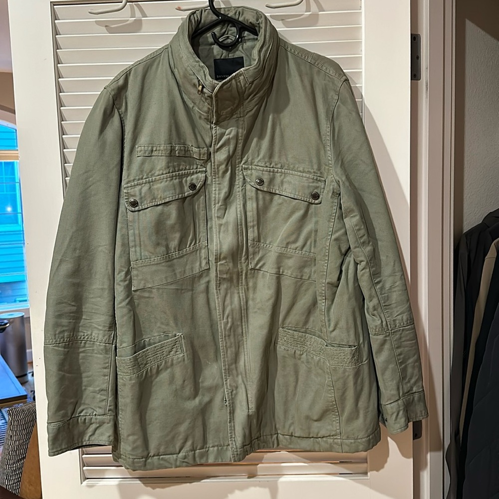 Banana Republic Cargo Military Jacket
